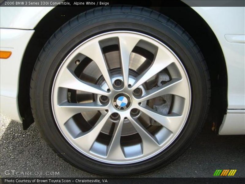 Alpine White / Beige 2006 BMW 3 Series 330i Convertible