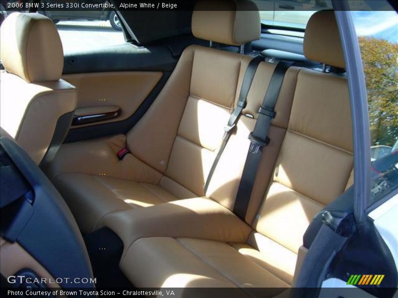 Alpine White / Beige 2006 BMW 3 Series 330i Convertible