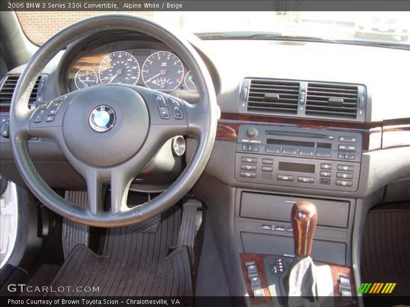 Alpine White / Beige 2006 BMW 3 Series 330i Convertible