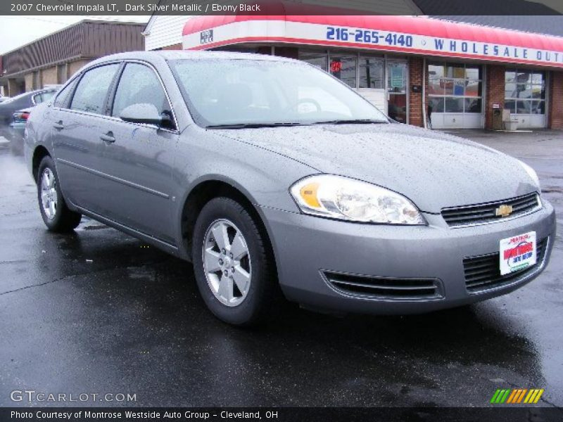 Dark Silver Metallic / Ebony Black 2007 Chevrolet Impala LT