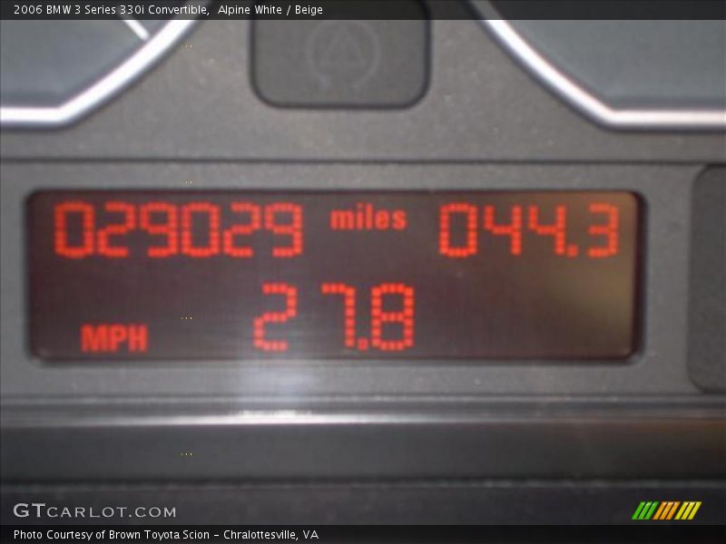 Alpine White / Beige 2006 BMW 3 Series 330i Convertible