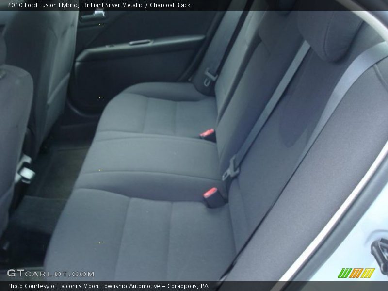 Brilliant Silver Metallic / Charcoal Black 2010 Ford Fusion Hybrid
