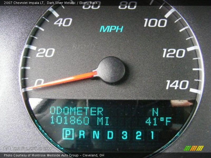 Dark Silver Metallic / Ebony Black 2007 Chevrolet Impala LT