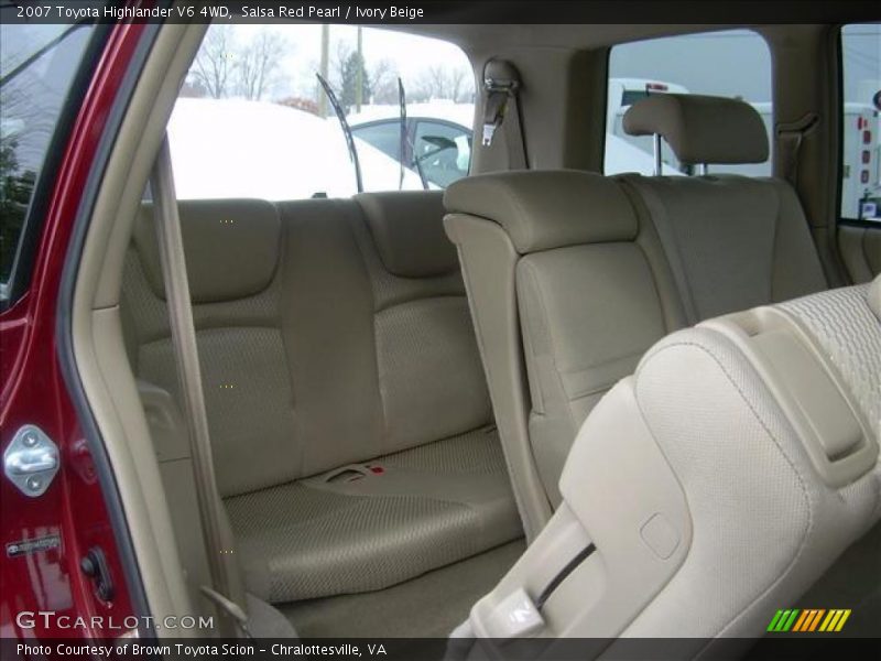 Salsa Red Pearl / Ivory Beige 2007 Toyota Highlander V6 4WD