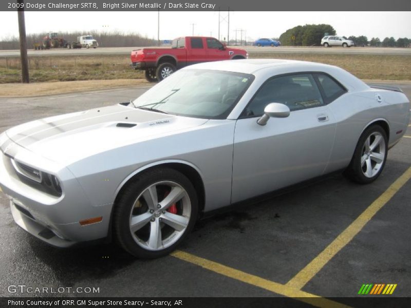 Bright Silver Metallic / Dark Slate Gray 2009 Dodge Challenger SRT8