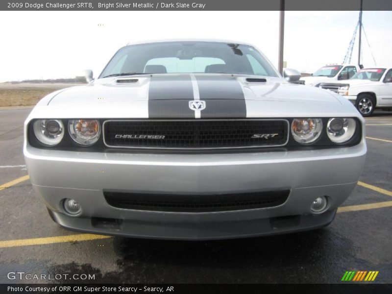Bright Silver Metallic / Dark Slate Gray 2009 Dodge Challenger SRT8