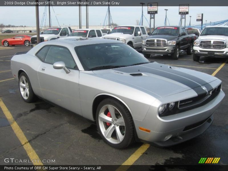 Bright Silver Metallic / Dark Slate Gray 2009 Dodge Challenger SRT8