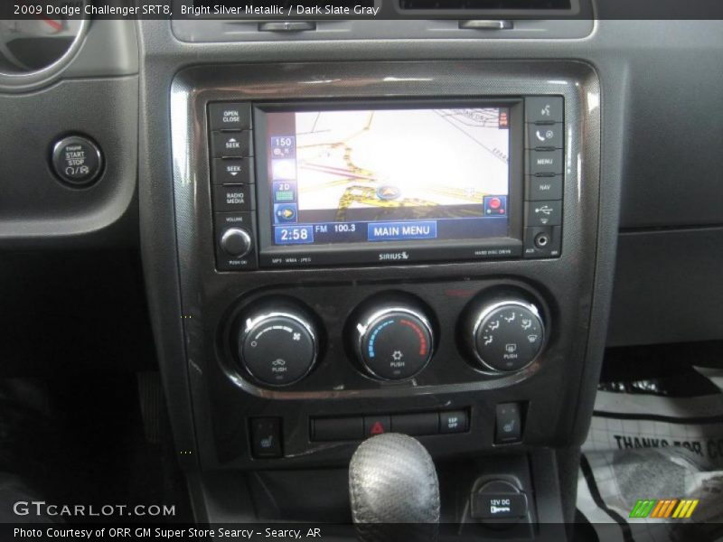Bright Silver Metallic / Dark Slate Gray 2009 Dodge Challenger SRT8