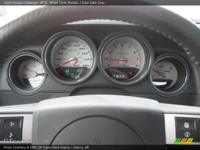 Bright Silver Metallic / Dark Slate Gray 2009 Dodge Challenger SRT8