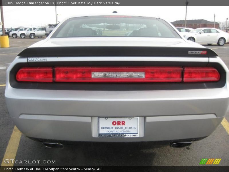 Bright Silver Metallic / Dark Slate Gray 2009 Dodge Challenger SRT8