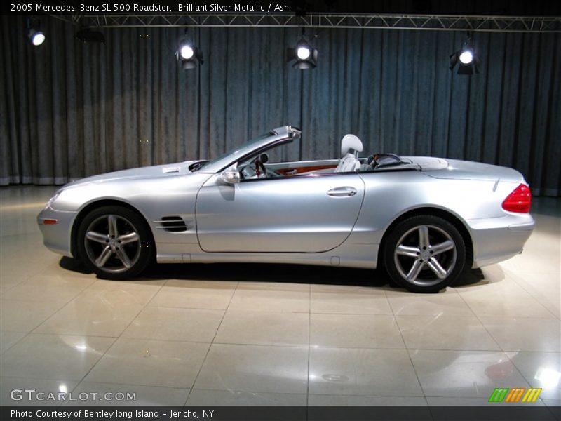 Brilliant Silver Metallic / Ash 2005 Mercedes-Benz SL 500 Roadster