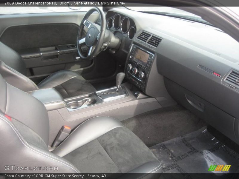 Bright Silver Metallic / Dark Slate Gray 2009 Dodge Challenger SRT8