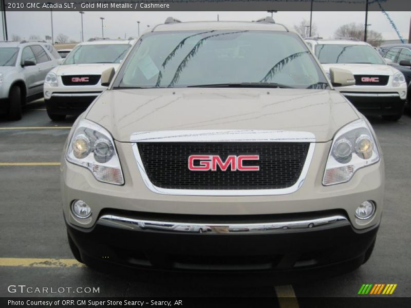 Gold Mist Metallic / Cashmere 2010 GMC Acadia SLT
