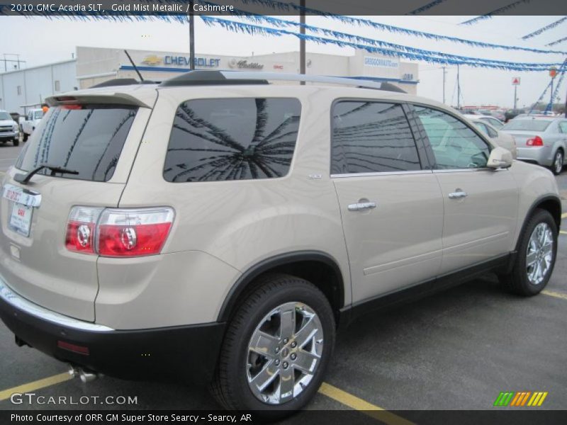 Gold Mist Metallic / Cashmere 2010 GMC Acadia SLT