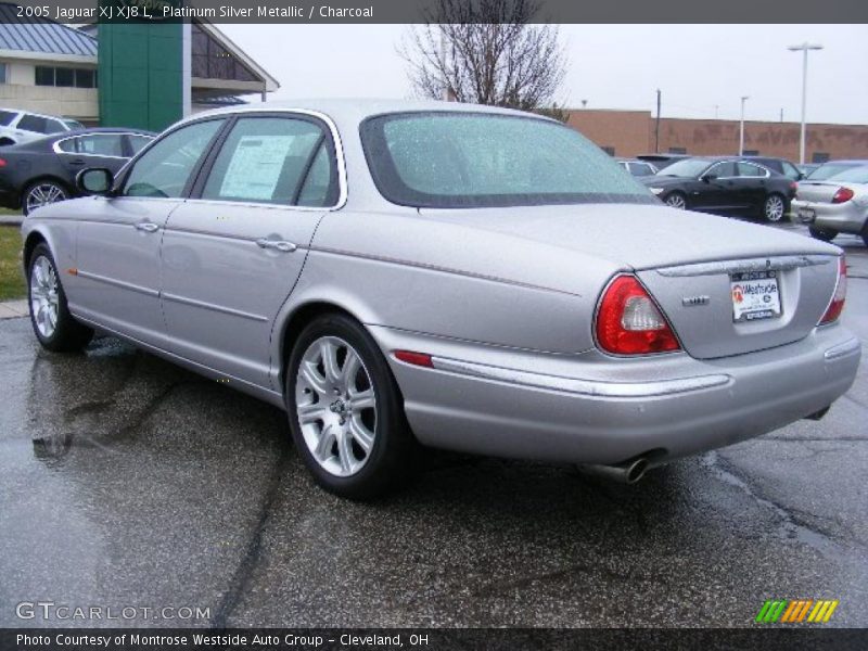 Platinum Silver Metallic / Charcoal 2005 Jaguar XJ XJ8 L