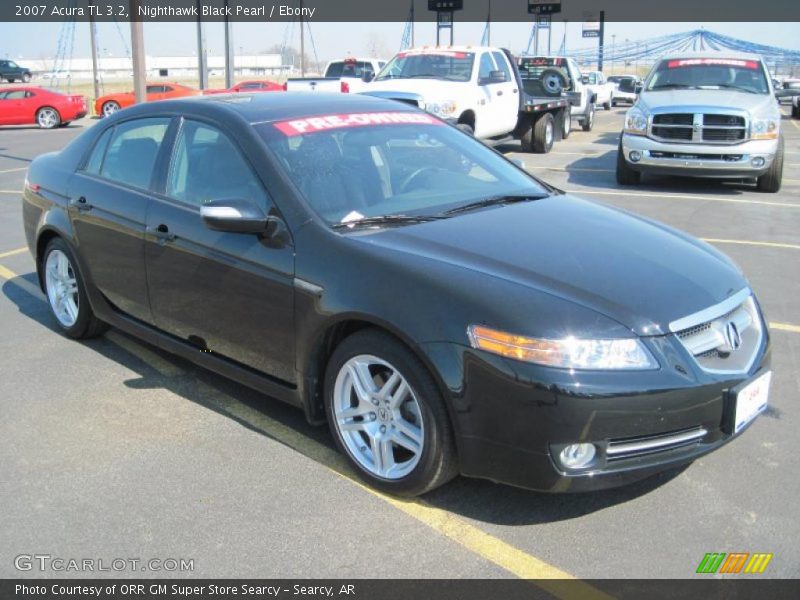 Nighthawk Black Pearl / Ebony 2007 Acura TL 3.2
