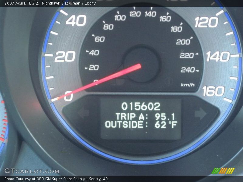 Nighthawk Black Pearl / Ebony 2007 Acura TL 3.2
