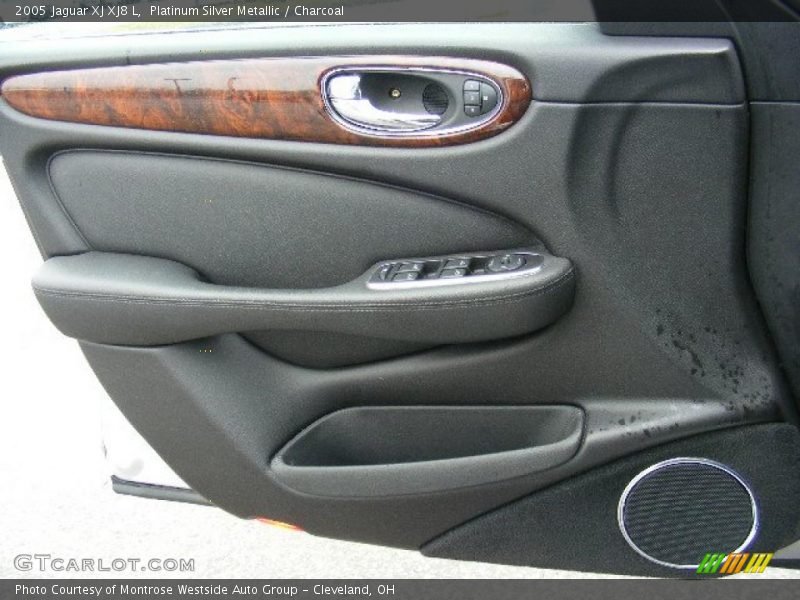 Platinum Silver Metallic / Charcoal 2005 Jaguar XJ XJ8 L