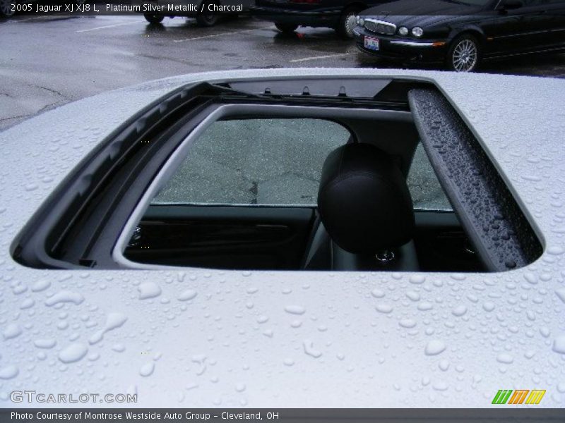 Platinum Silver Metallic / Charcoal 2005 Jaguar XJ XJ8 L