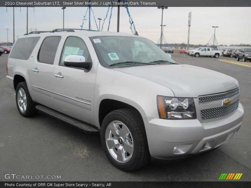 Sheer Silver Metallic / Light Titanium/Dark Titanium 2010 Chevrolet Suburban LTZ