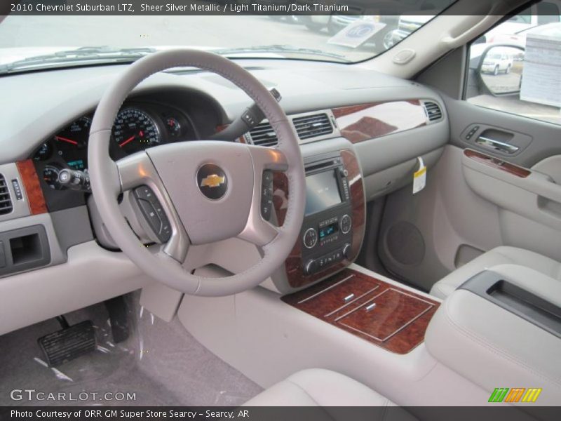 Sheer Silver Metallic / Light Titanium/Dark Titanium 2010 Chevrolet Suburban LTZ