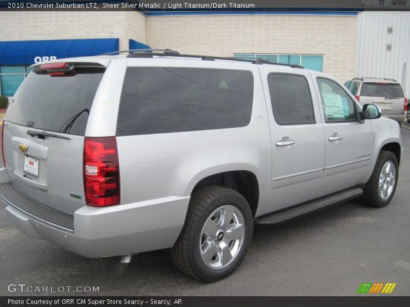 Sheer Silver Metallic / Light Titanium/Dark Titanium 2010 Chevrolet Suburban LTZ