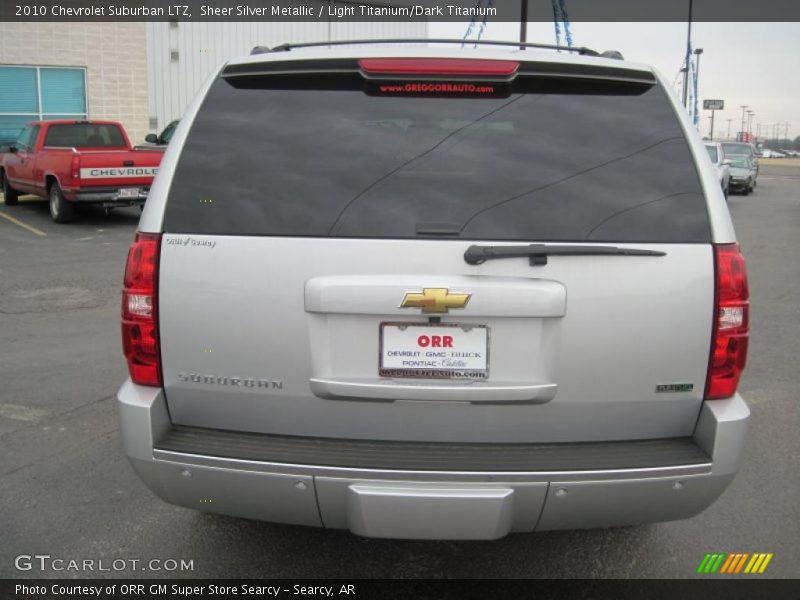 Sheer Silver Metallic / Light Titanium/Dark Titanium 2010 Chevrolet Suburban LTZ