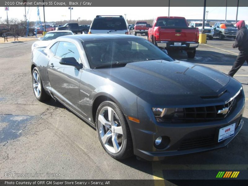 Black / Gray 2010 Chevrolet Camaro SS Coupe