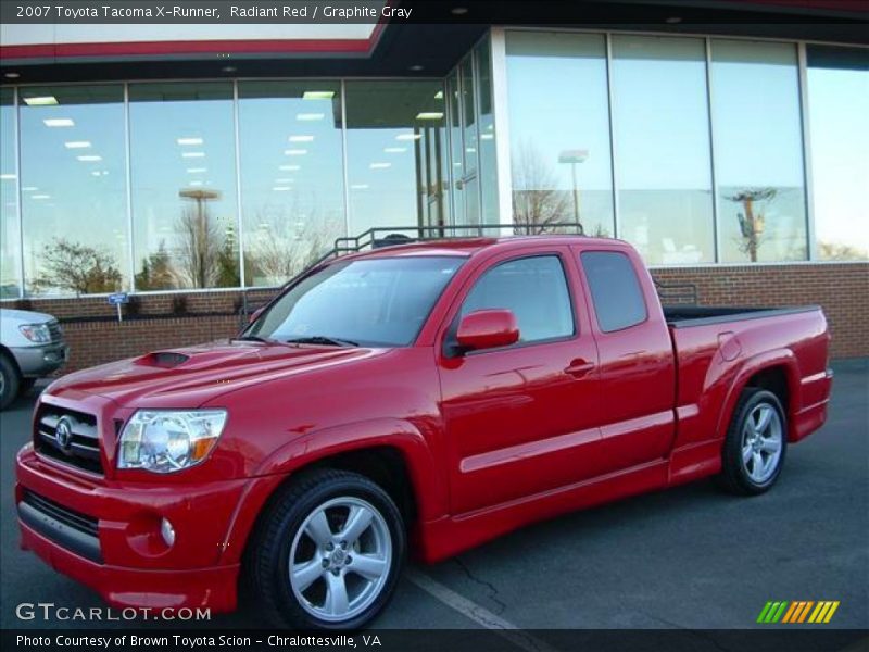 Radiant Red / Graphite Gray 2007 Toyota Tacoma X-Runner