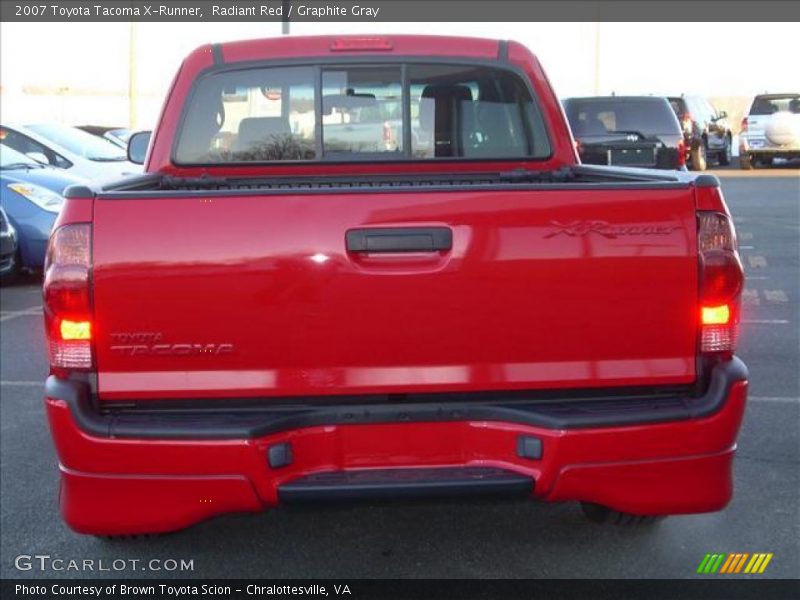 Radiant Red / Graphite Gray 2007 Toyota Tacoma X-Runner