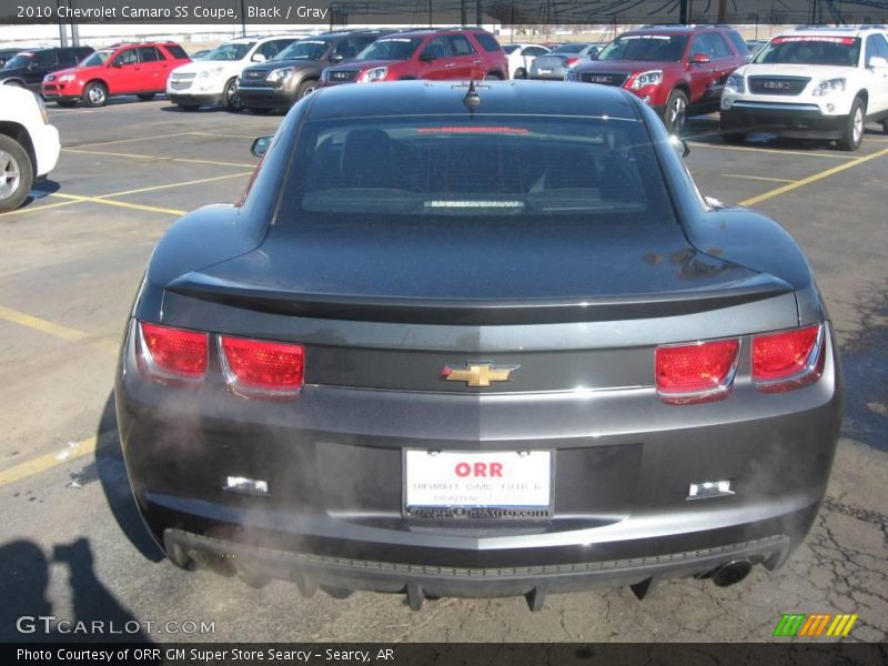 Black / Gray 2010 Chevrolet Camaro SS Coupe