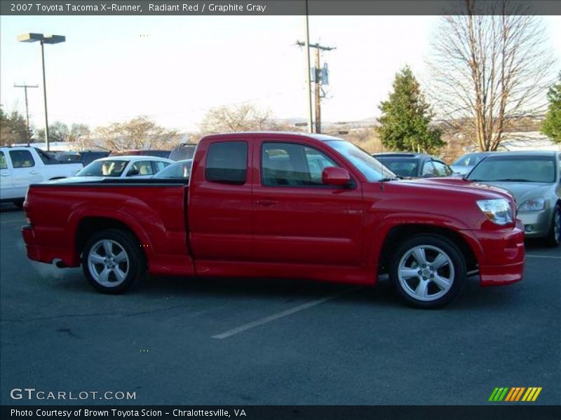 Radiant Red / Graphite Gray 2007 Toyota Tacoma X-Runner
