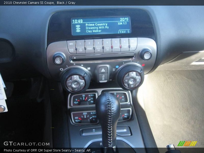 Black / Gray 2010 Chevrolet Camaro SS Coupe