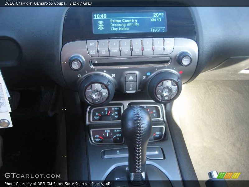 Black / Gray 2010 Chevrolet Camaro SS Coupe