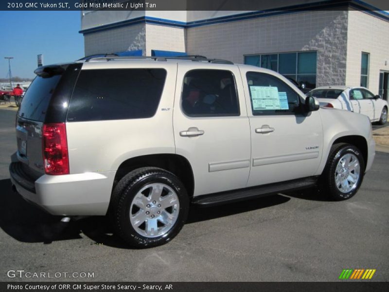Gold Mist Metallic / Light Tan 2010 GMC Yukon SLT