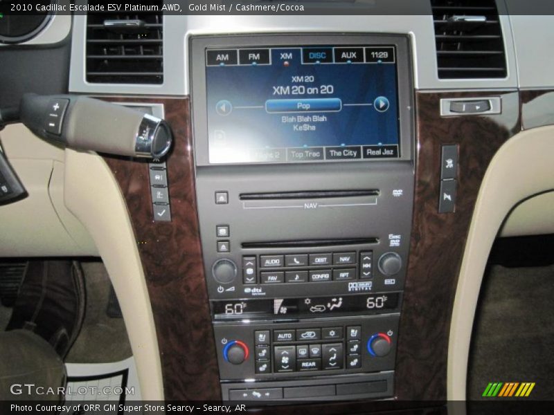 Gold Mist / Cashmere/Cocoa 2010 Cadillac Escalade ESV Platinum AWD