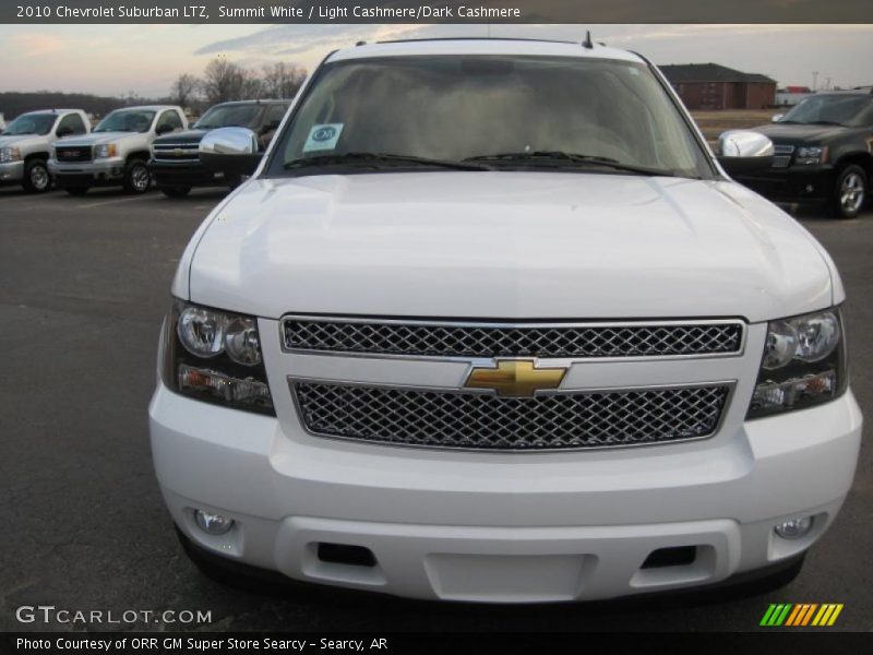 Summit White / Light Cashmere/Dark Cashmere 2010 Chevrolet Suburban LTZ