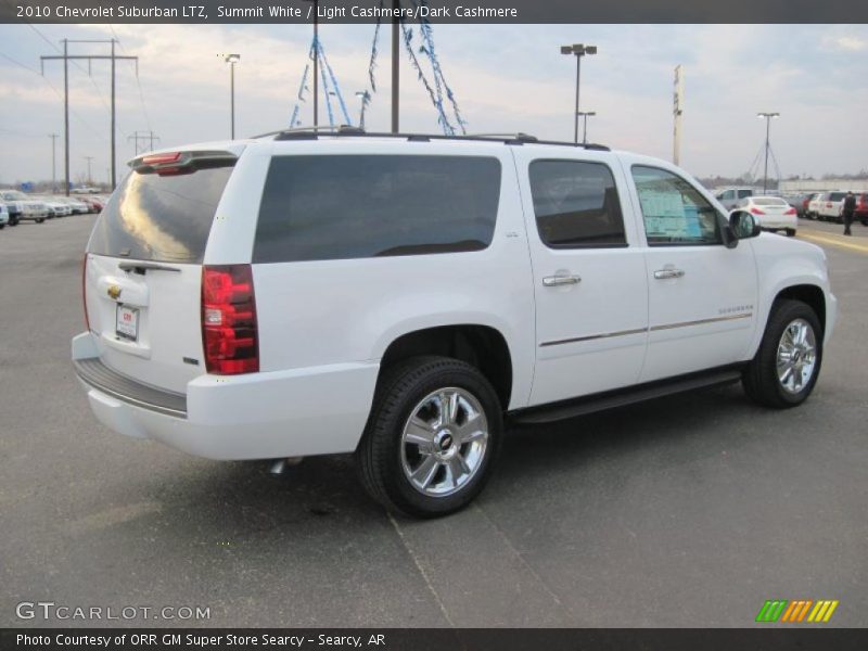Summit White / Light Cashmere/Dark Cashmere 2010 Chevrolet Suburban LTZ