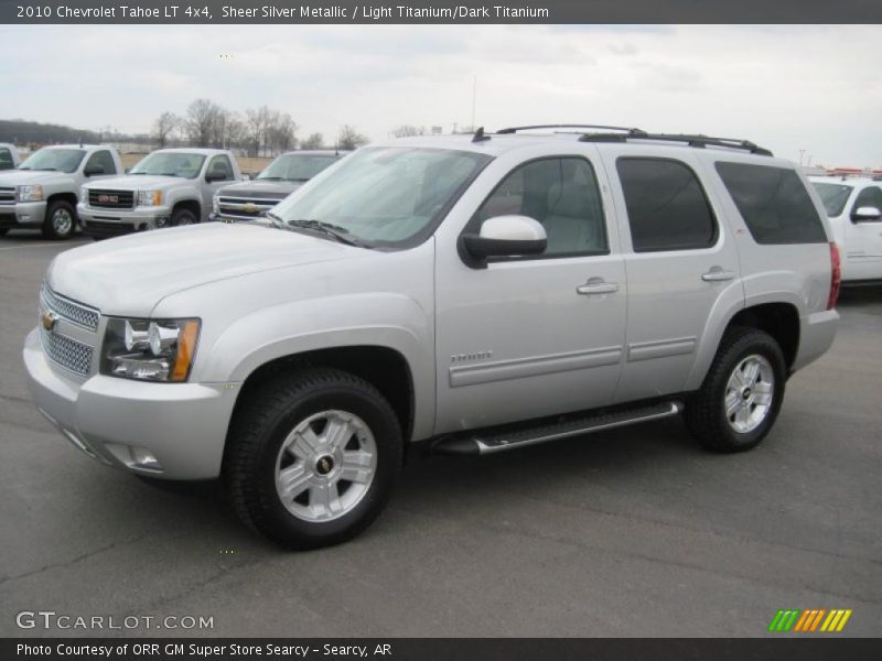 Sheer Silver Metallic / Light Titanium/Dark Titanium 2010 Chevrolet Tahoe LT 4x4