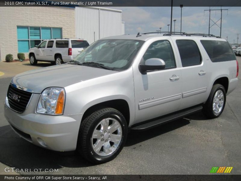 Pure Silver Metallic / Light Titanium 2010 GMC Yukon XL SLT