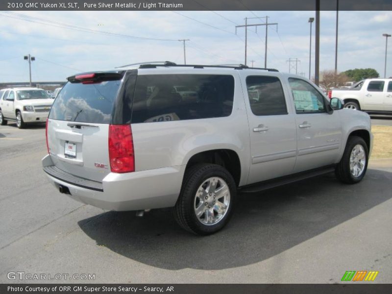 Pure Silver Metallic / Light Titanium 2010 GMC Yukon XL SLT