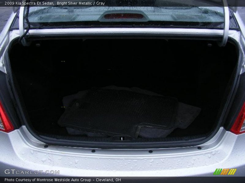 Bright Silver Metallic / Gray 2009 Kia Spectra EX Sedan