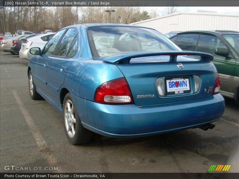 Vibrant Blue Metallic / Sand Beige 2002 Nissan Sentra SE-R
