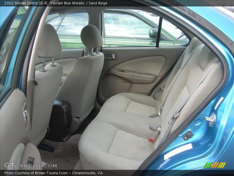 Vibrant Blue Metallic / Sand Beige 2002 Nissan Sentra SE-R
