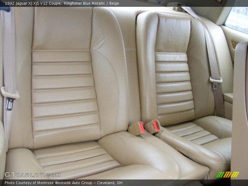Kingfisher Blue Metallic / Beige 1992 Jaguar XJ XJS V12 Coupe