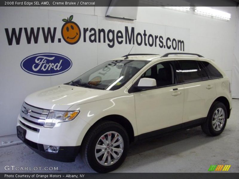 Creme Brulee / Charcoal 2008 Ford Edge SEL AWD