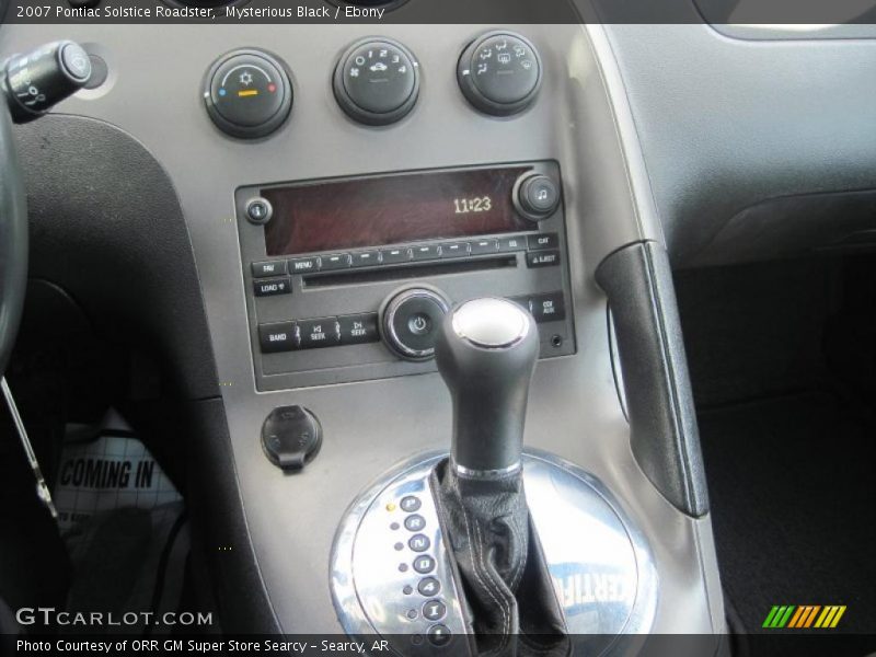 Mysterious Black / Ebony 2007 Pontiac Solstice Roadster