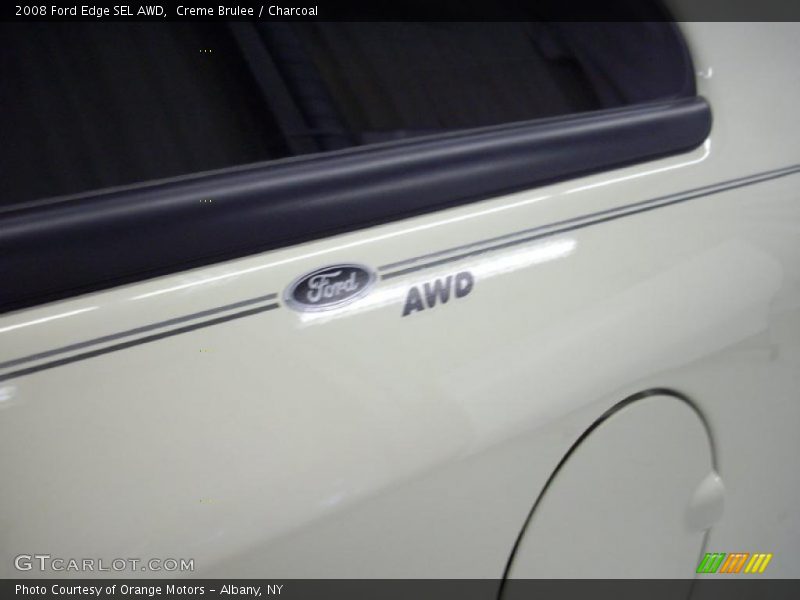 Creme Brulee / Charcoal 2008 Ford Edge SEL AWD