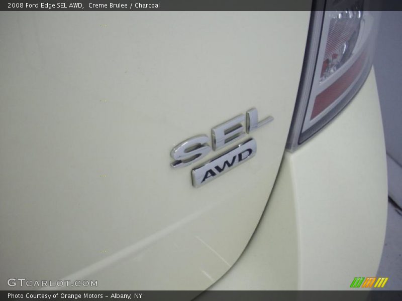 Creme Brulee / Charcoal 2008 Ford Edge SEL AWD
