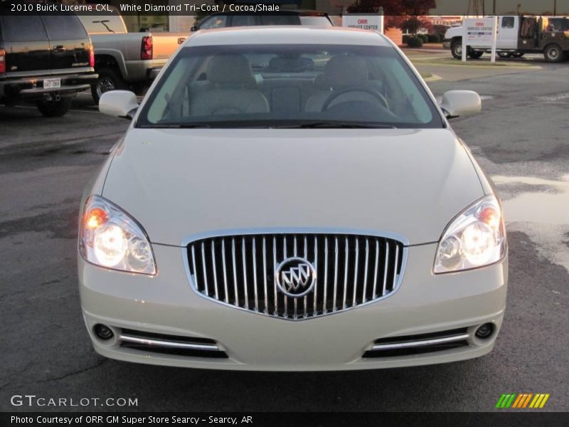 White Diamond Tri-Coat / Cocoa/Shale 2010 Buick Lucerne CXL